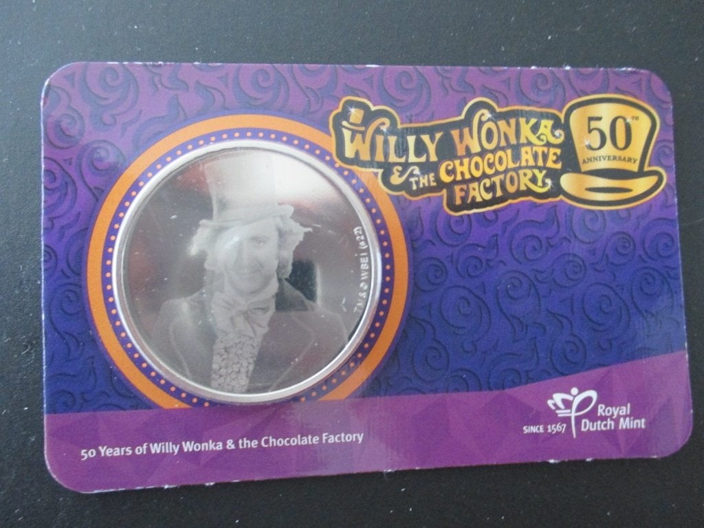 Coincard 50 jaar Willy Wonka 2021, Ophalen of Verzenden, Overige materialen, Nederland