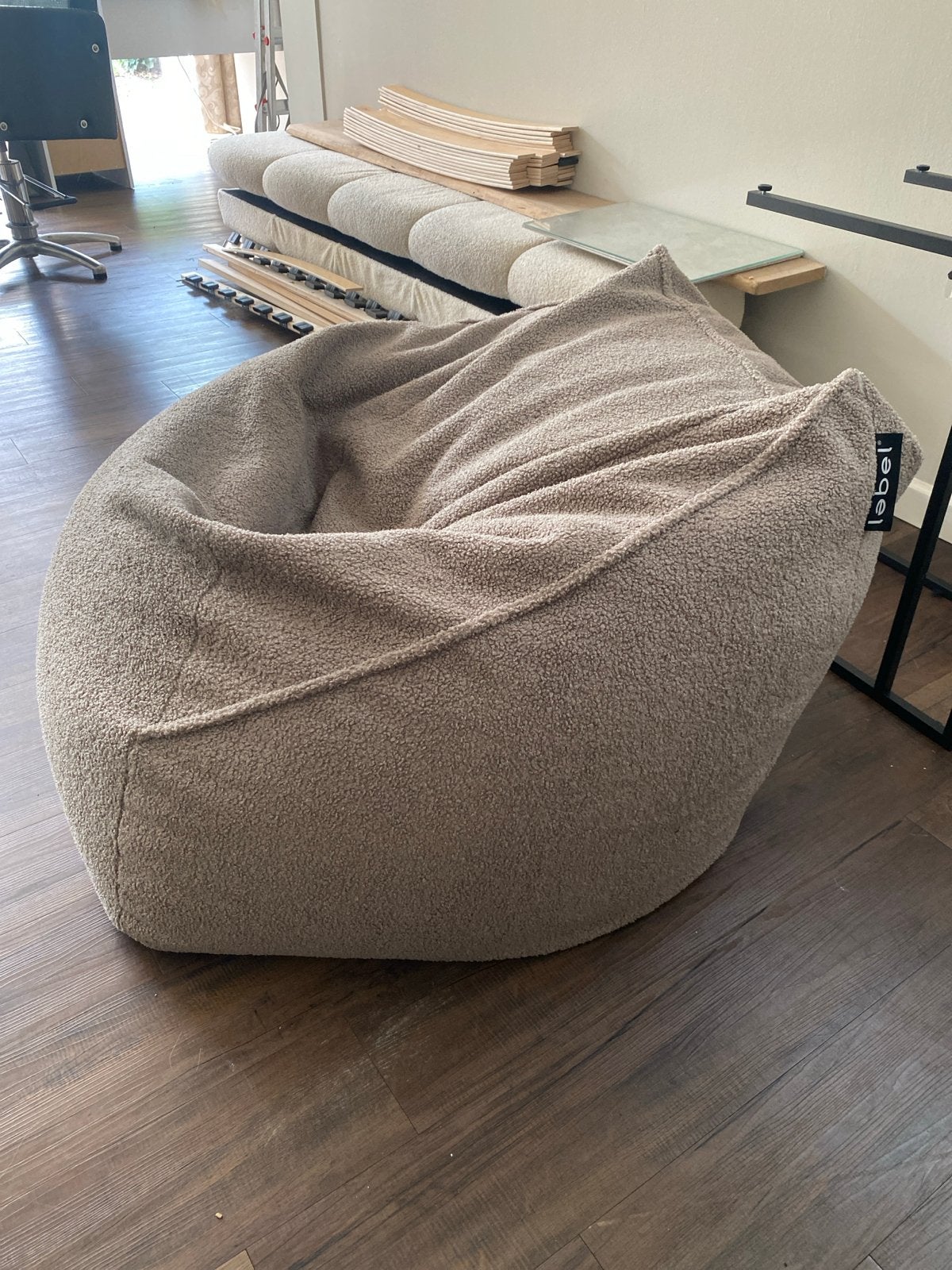 Comfortabele zitzak - Zo goed als nieuw, Huis en Inrichting, Zitzakken, Ophalen of Verzenden, Zo goed als nieuw, Bruin, Zitzak