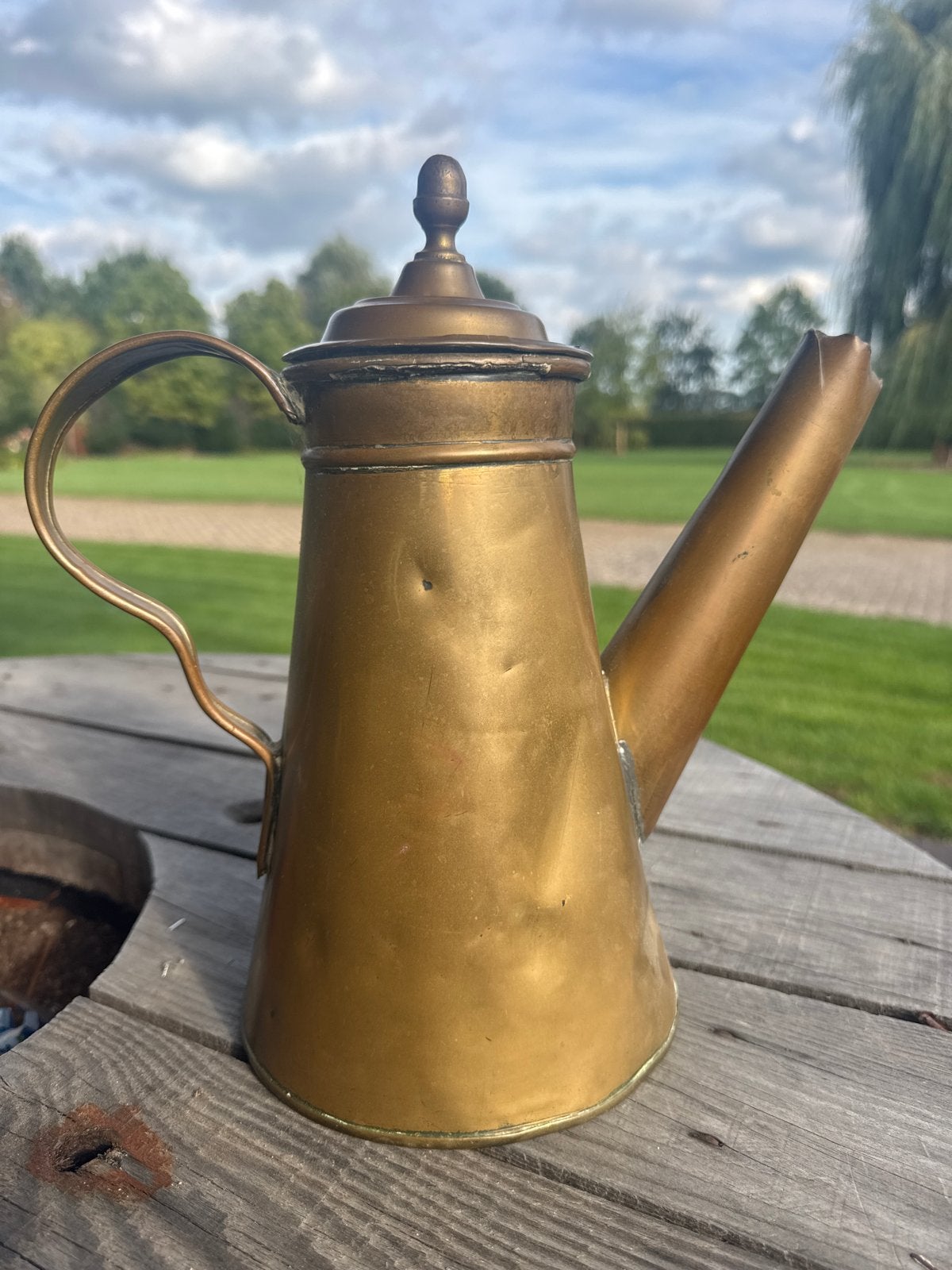 Vintage Koperen Schenkkan - Antieke Stijl, Ophalen of Verzenden, Koper