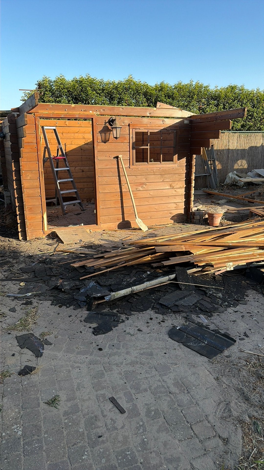 Gratis af te halen brand hout is gedemonteerd, Tuin en Terras, Haardhout, Minder dan 3 m³, Ophalen