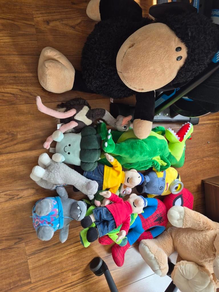Diverse knuffels, Ophalen