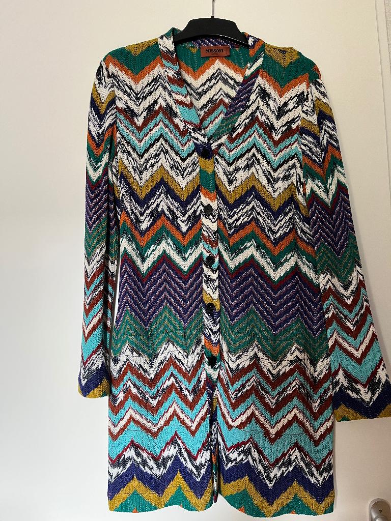 Missoni nieuw vest zigzag mt 42 inclusief gratis verzending, Kleding | Dames, Truien en Vesten, Maat 42/44 (L), Nieuw, Missoni