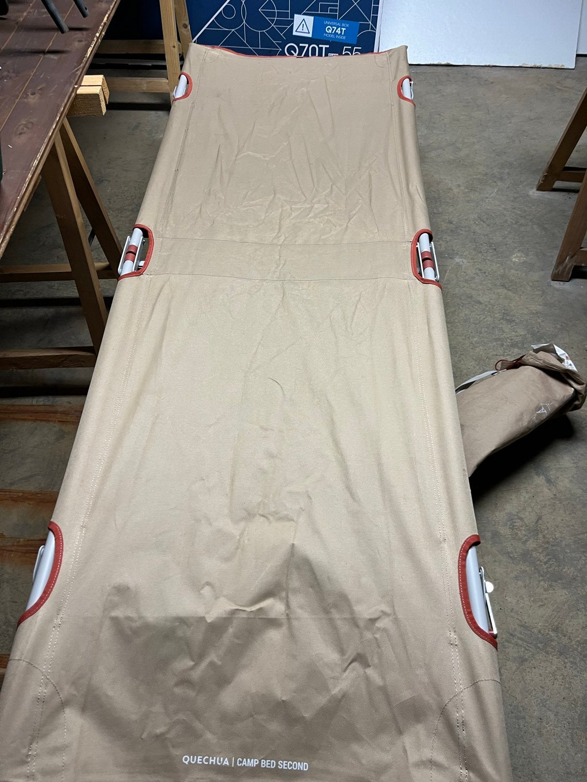 Quechua Camp Bed Second Veldbed - Comfortabel en Opvouwbaar, Ophalen of Verzenden, Nieuw
