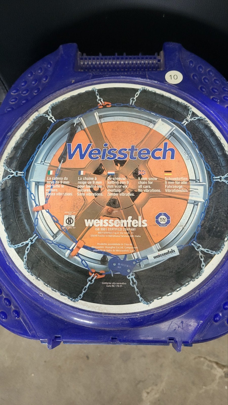 Weisstech sneeuwketting nr 10, Auto diversen, Ophalen, Gebruikt