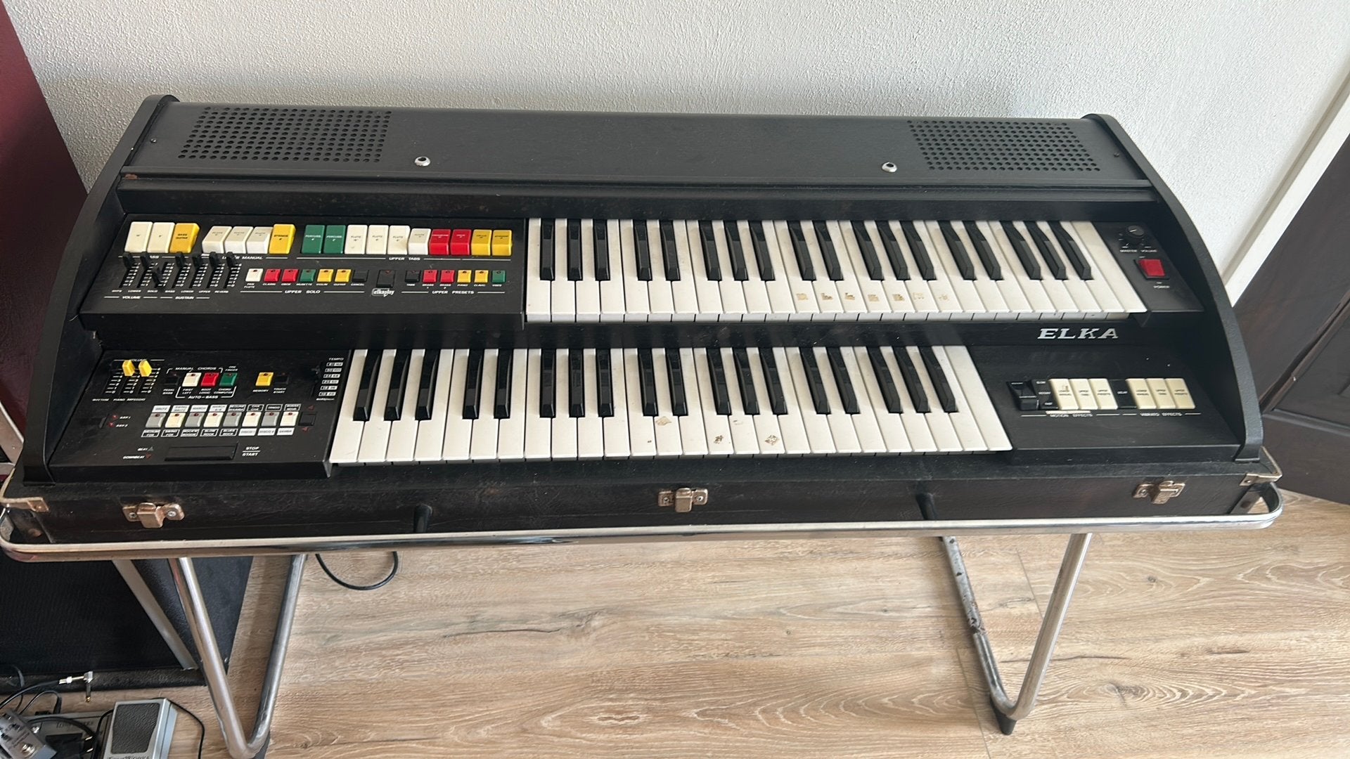 Elka x 109 portable orgel, Ophalen, Gebruikt, 2 klavieren, Orgel