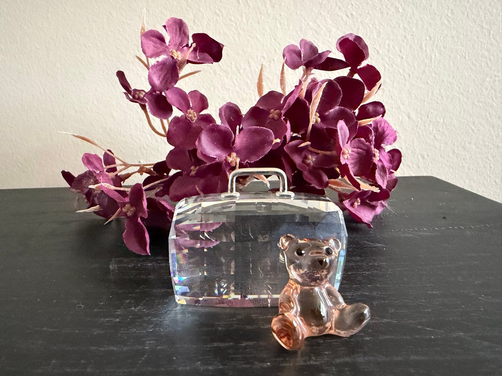 Swarovski Kristal Beertje met Koffer, Ophalen of Verzenden, Zo goed als nieuw