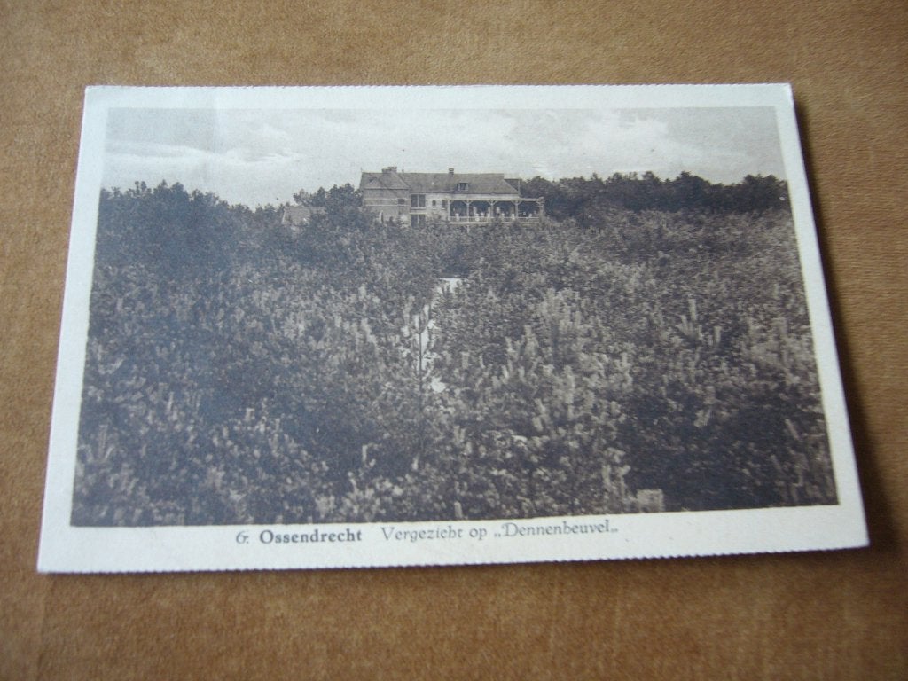 OSSENDRECHT  =  VERGEZICHT OP DENNENHEUVEL    1934, Verzamelen, Ansichtkaarten | Nederland, Verzenden, 1920 tot 1940, Gelopen