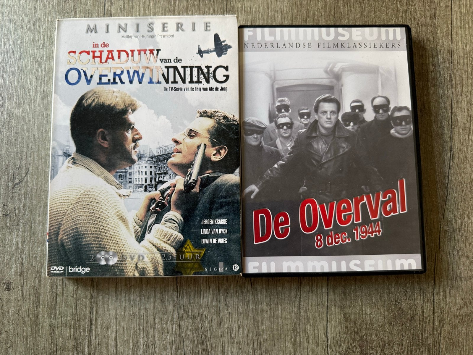 De Overval & In de Schaduw van de Overwinning DVD's, Gebruikt, Nederlands, Oorlog, Vanaf 12 jaar