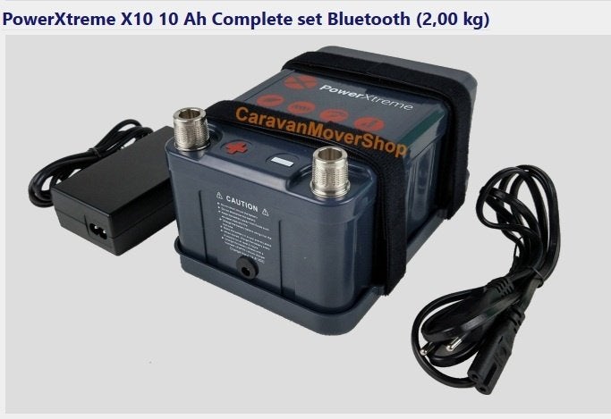PowerXtreme X10 Caravan Mover Accu 2 kg met 5 jaar garantie, Ophalen of Verzenden, Nieuw