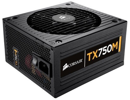Corsair TX750M Voeding - Semi Modulair, 750W, Ophalen of Verzenden, Gebruikt