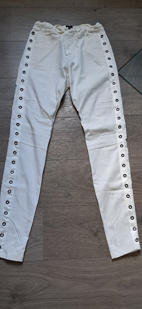 Merk Nu Denmark MT 44 (valt als 40-42) Witte Broek, Verzenden, Wit, Maat 42/44 (L), Lang