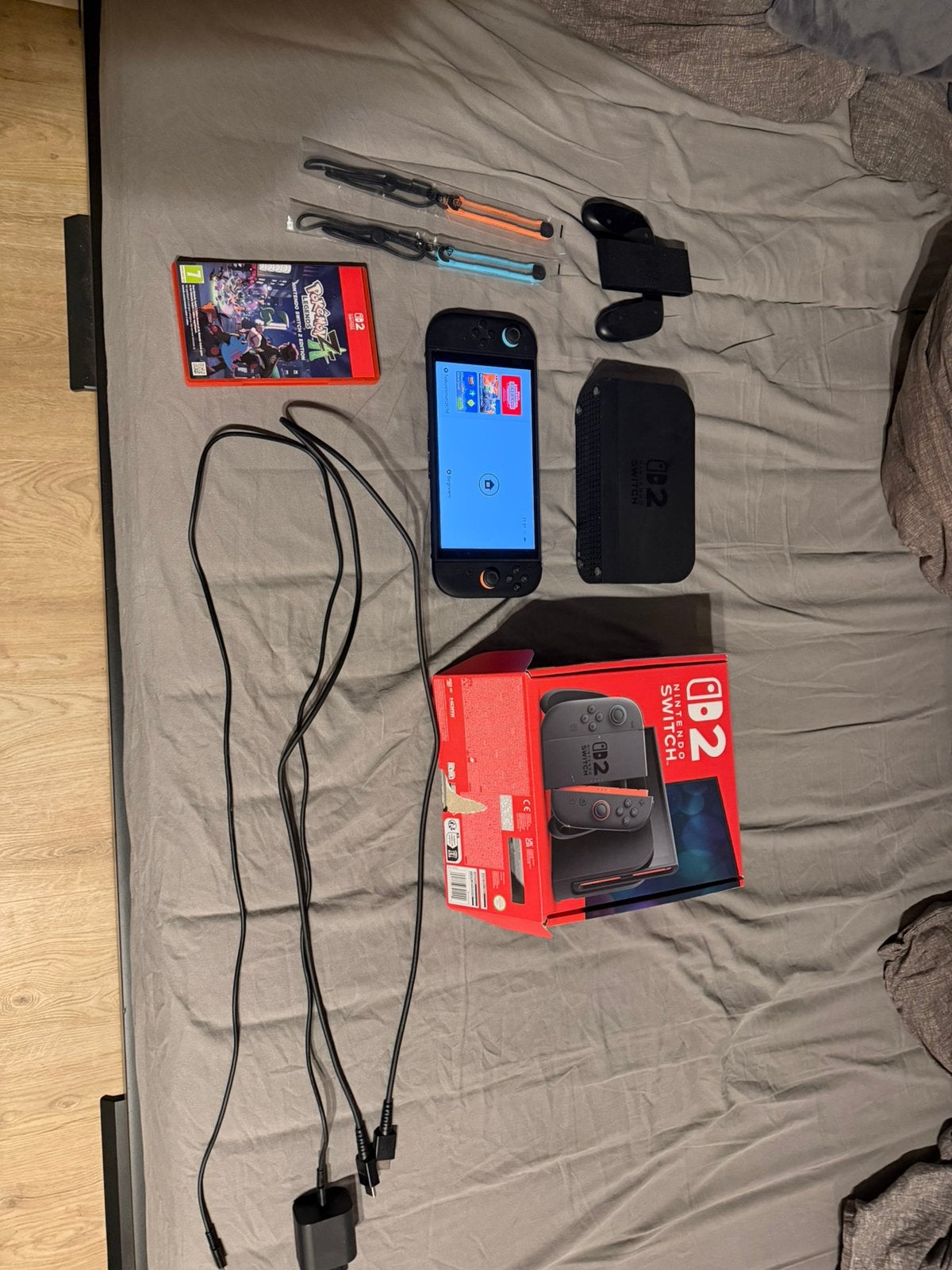 Nintendo switch 2 met pokemon az, Ophalen of Verzenden, Zo goed als nieuw, Met 1 controller, Switch Original