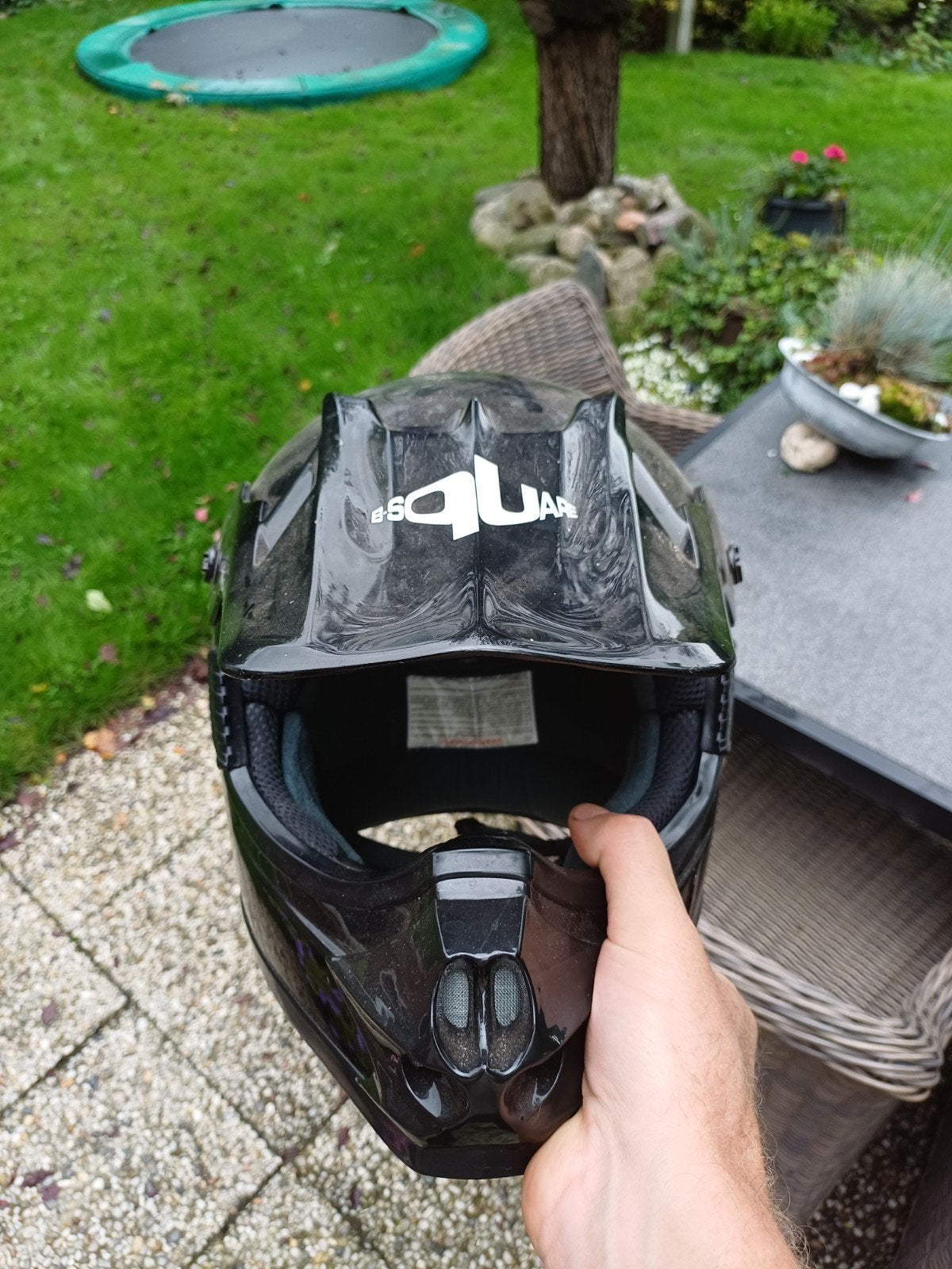 Z.g.a.n. crosshelm / helm, Ophalen, Zo goed als nieuw, Extra large of groter