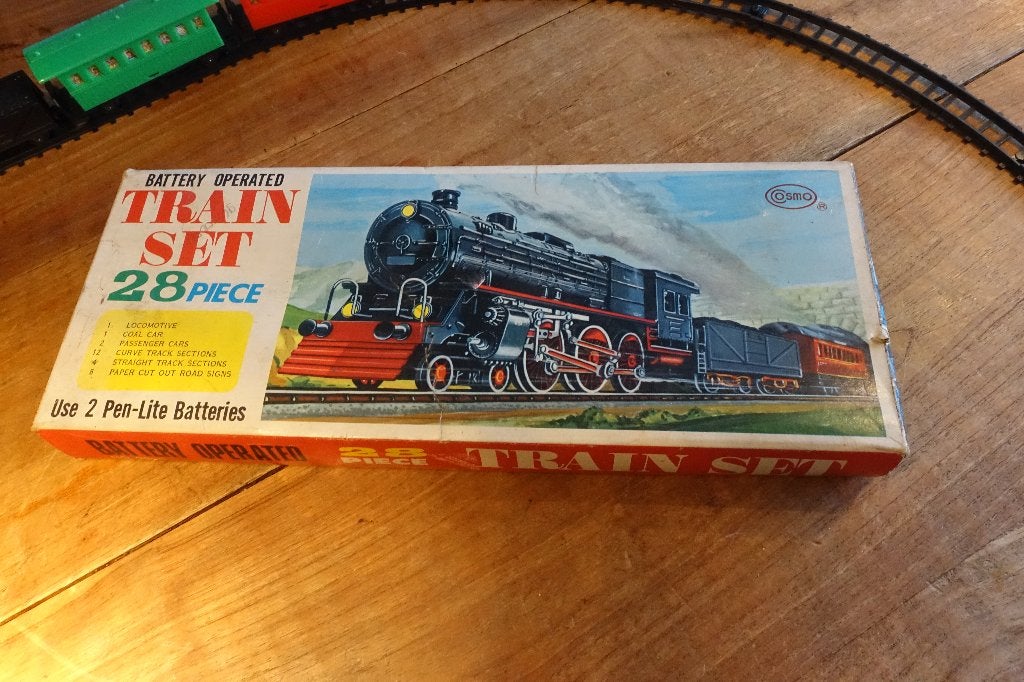 Antiek Vintage 1960 Cosmo Train trein set No. 9996 in doos., Ophalen of Verzenden