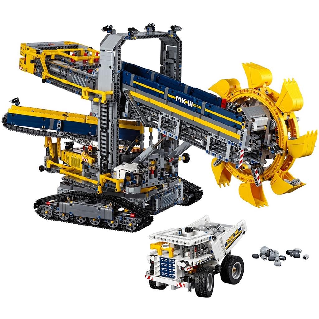 Lego Technic Graafmachine 42055 met GBC mods, Ophalen, Gebruikt, Lego, Technic