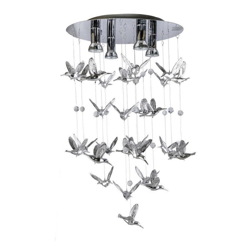 Bijzondere hanglamp birds, Ophalen of Verzenden, Nieuw, Kunststof, GU10