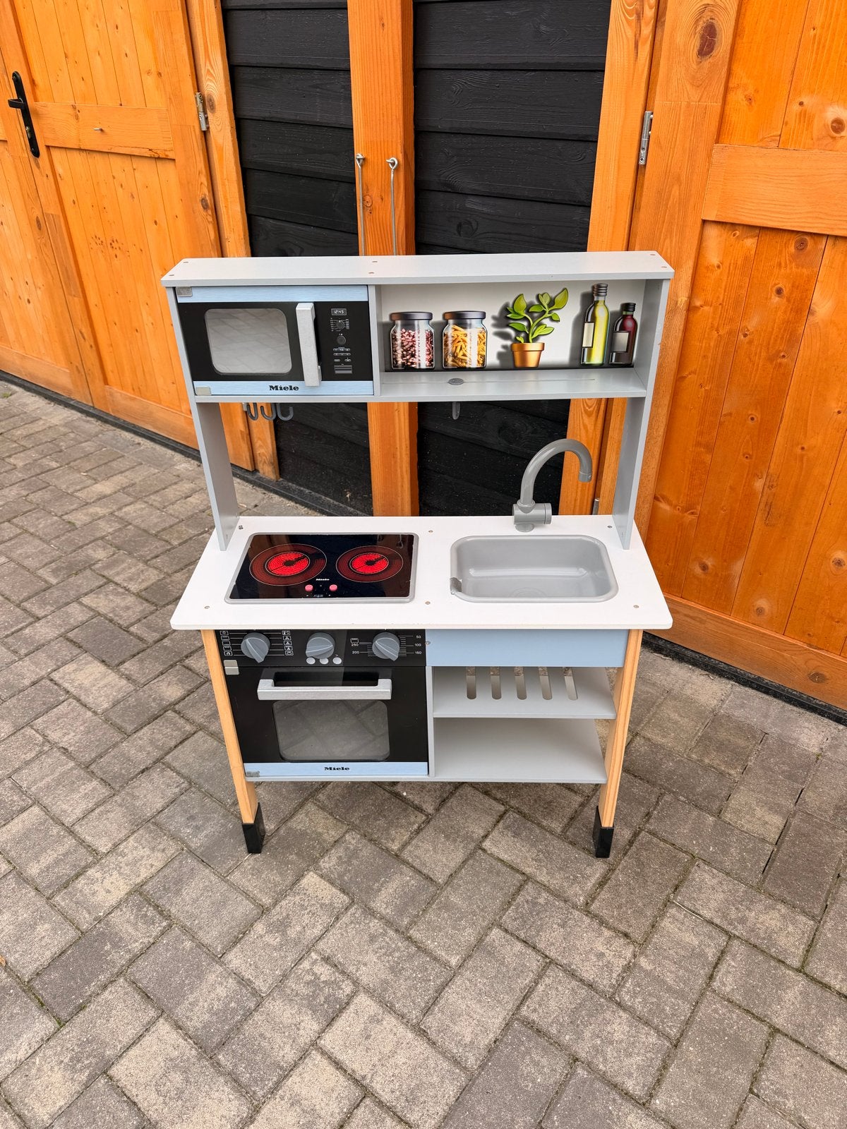 Miele Speelkeuken, Kinderen en Baby's, Speelgoed | Speelkeukens, Ophalen, Zo goed als nieuw, Hout, Speelkeuken