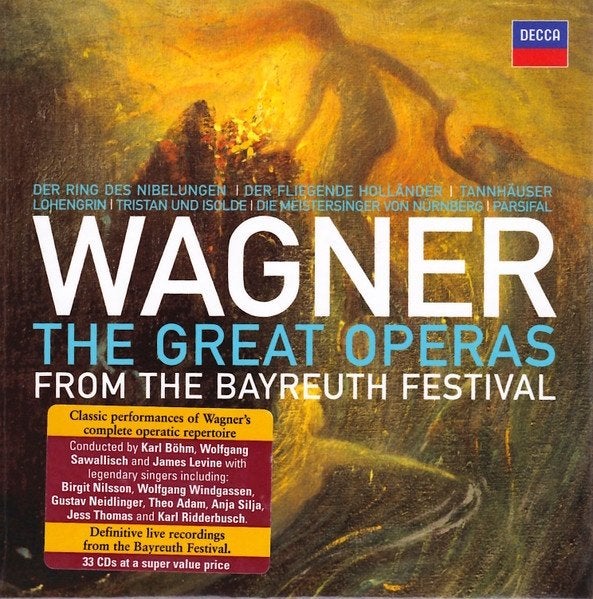 Wagner – Great Operas From The Bayreuth Festival - 33 CD BOX, Boxset, Opera of Operette, Ophalen of Verzenden, Zo goed als nieuw