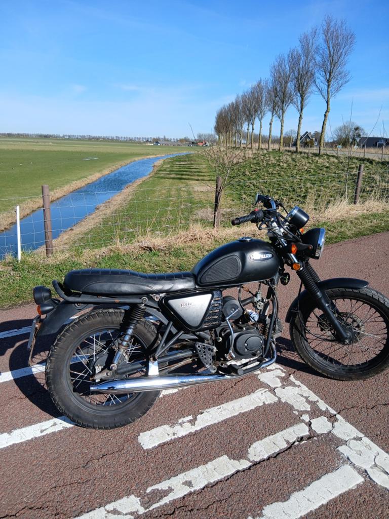 Hanway Raw 50 schakelbrommer, Fietsen en Brommers, Brommers | Overige merken, Ophalen, Gebruikt, Maximaal 45 km/u, Hanway Raw 50