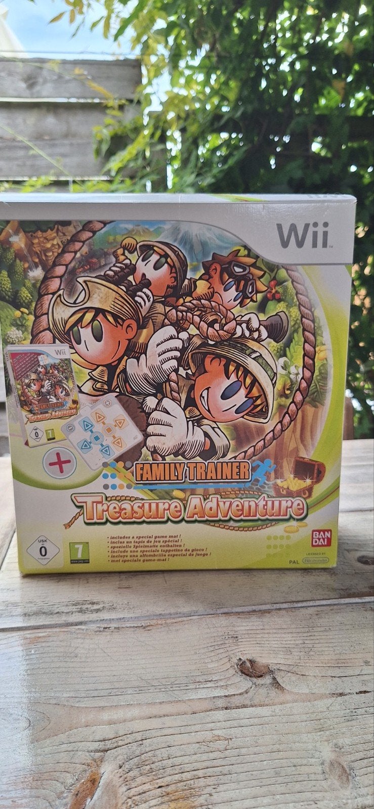 Wii Family Trainer Treasure Adventure met speelmat, Spelcomputers en Games, Games | Nintendo Wii, Ophalen of Verzenden