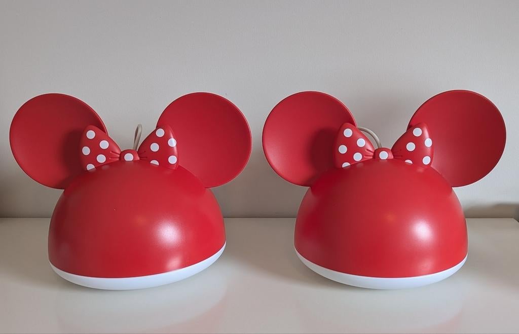 Philips Minnie Mouse hanglampen (2 stuks), Ophalen of Verzenden, Zo goed als nieuw, Kunststof