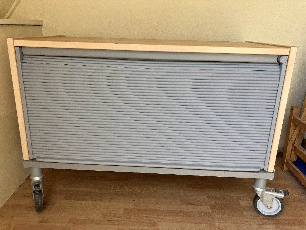 Laag kastje met rolluik, Bureau, Billy boekenkast, Ophalen, Gebruikt