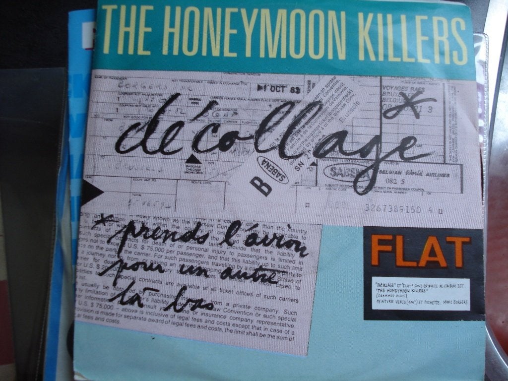 The Honeymoon Killers: Décollage / Flat, 7 inch, Ophalen of Verzenden, Zo goed als nieuw, Pop