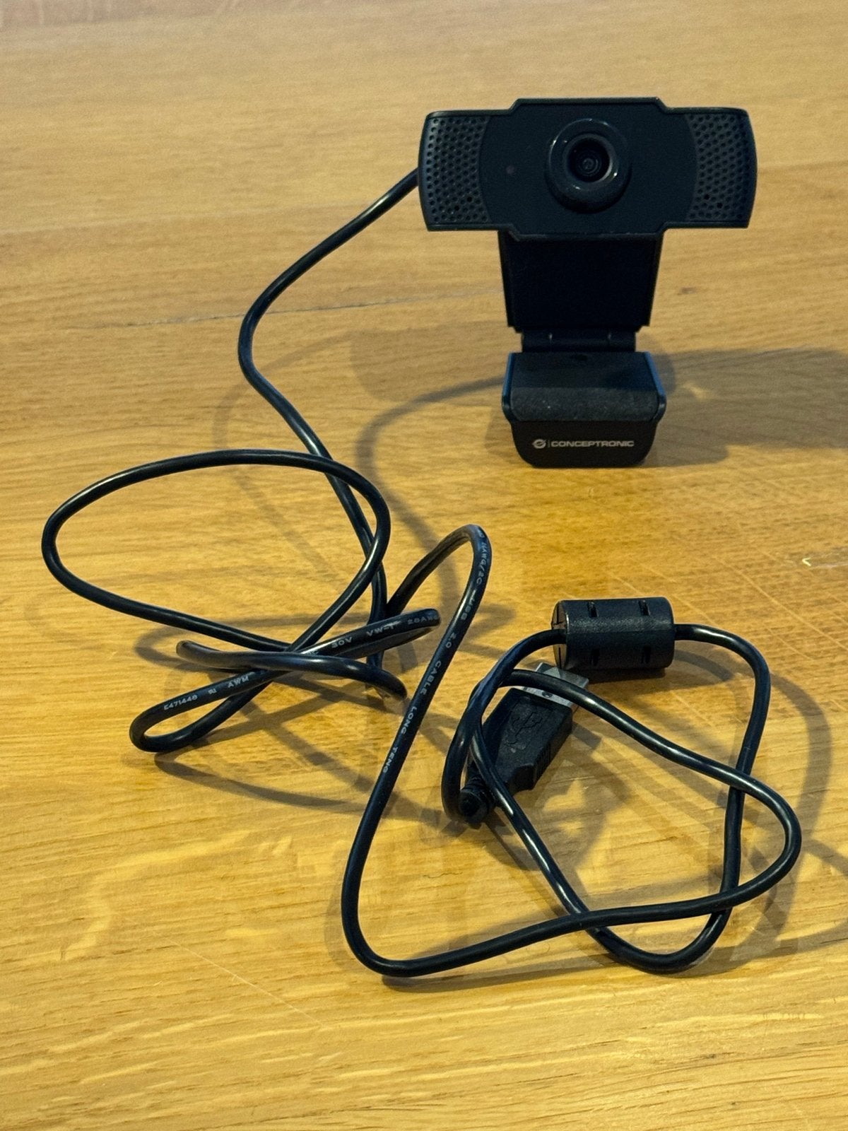Conceptronic AMDIS 1080p Full HD Webcam met Microfoon, Ophalen, Nieuw, Windows, Microfoon