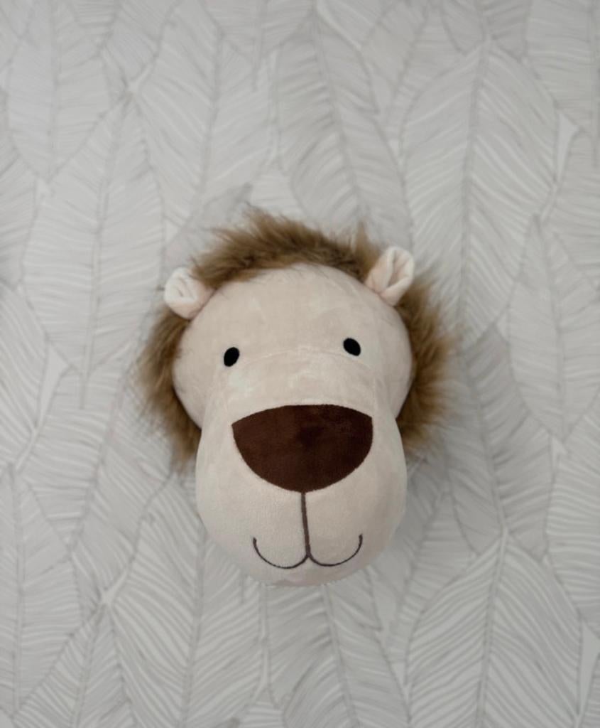 Leuke Leeuwenkop voor Kinderkamer, Ophalen of Verzenden, Zo goed als nieuw, Wanddecoratie
