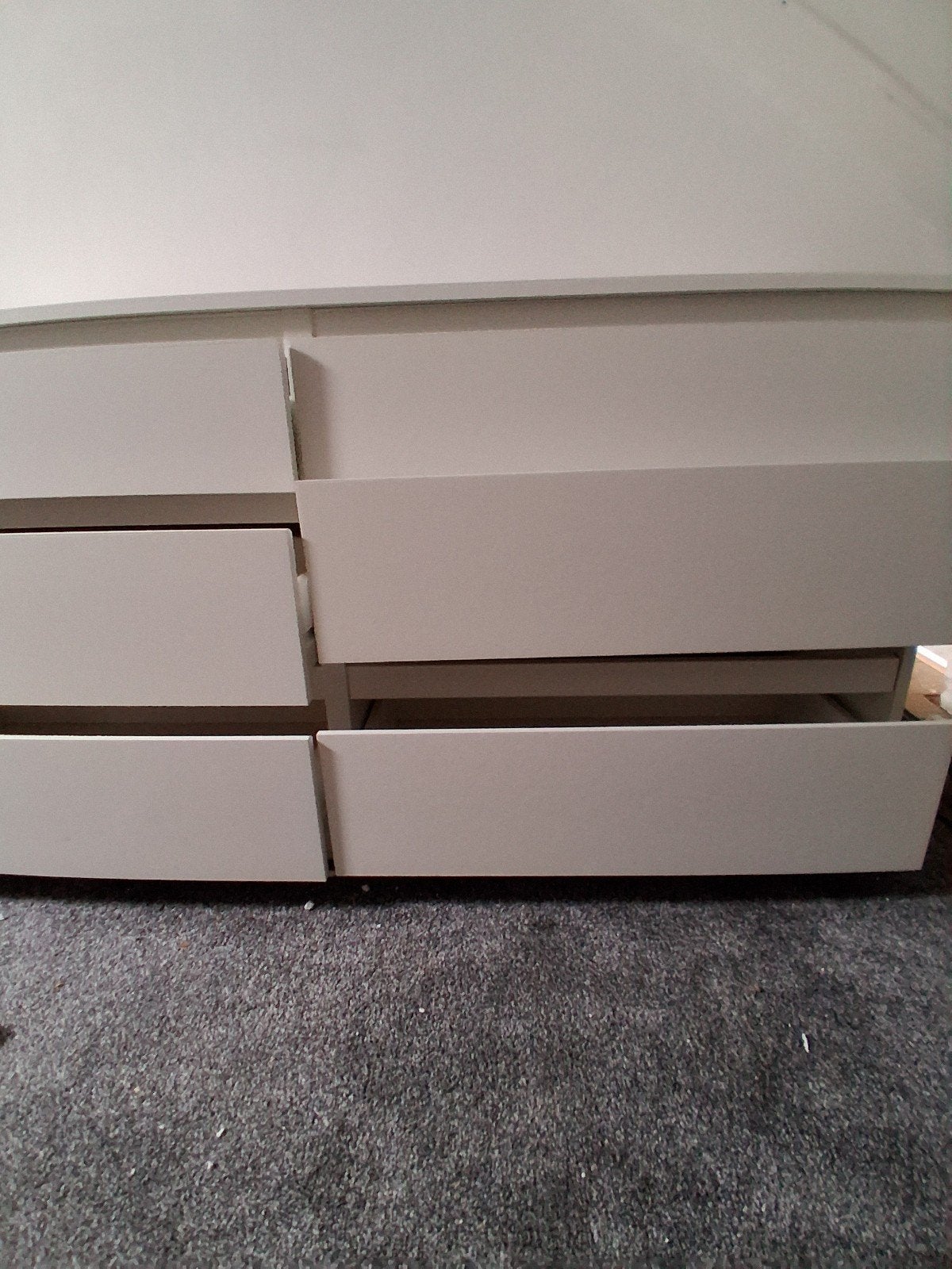 Witte ladekast met 6 lades – 140 cm breed, Ophalen of Verzenden