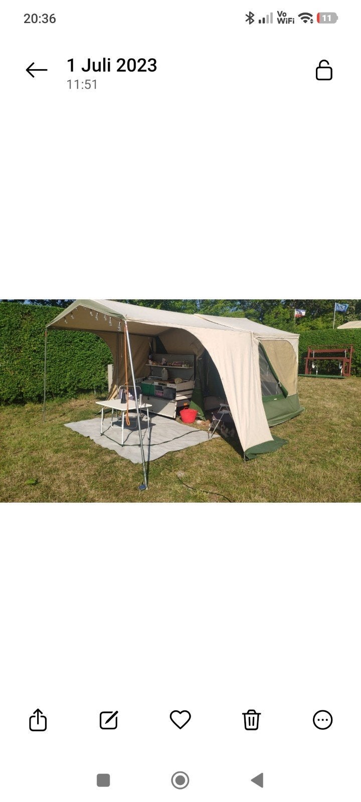 combi camp panda vouwwagen, Ophalen, Overige kleuren, Combi-Camp, Aanwezig