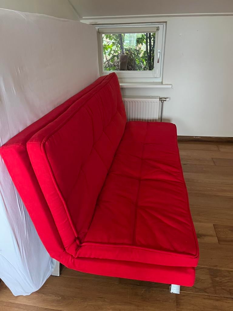 Slaapbank, Ophalen, Zo goed als nieuw, Twijfelaar, 120 cm