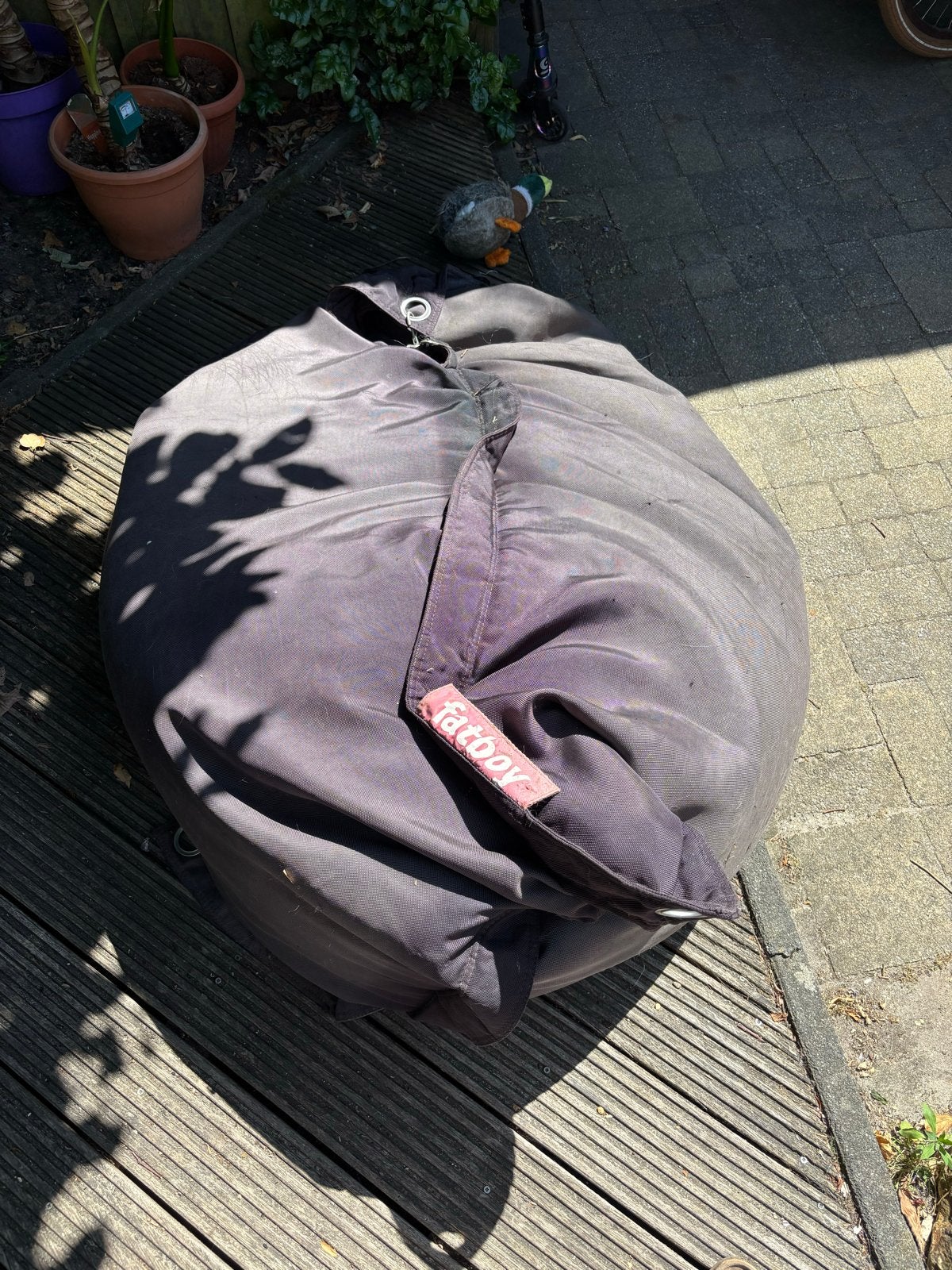 Fatboy zitzak voor hond (en nog zo een voor de baas), Huis en Inrichting, Zitzakken, Gebruikt, Zitzak, Zwart, Ophalen