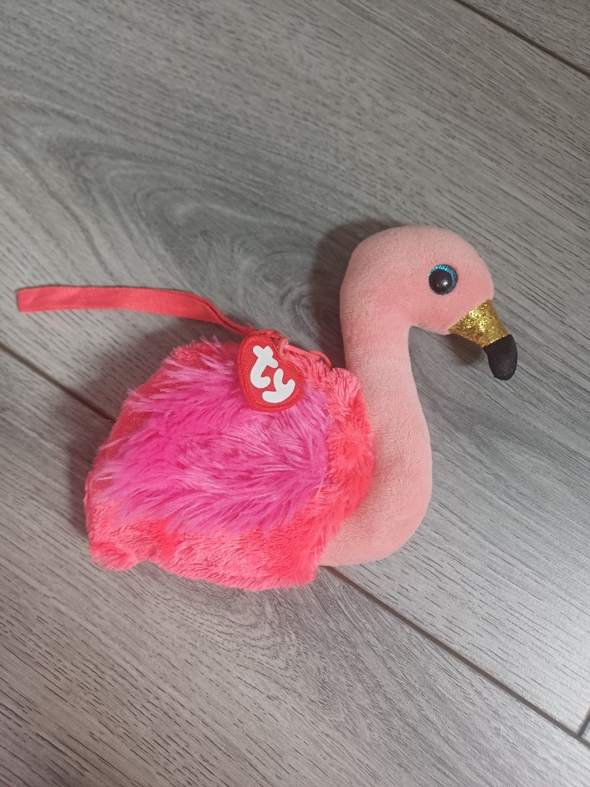Ty portemonneetje Flamingo Gilda - Zo goed als nieuw, Ophalen of Verzenden, Zo goed als nieuw, Portemonnee, Roze