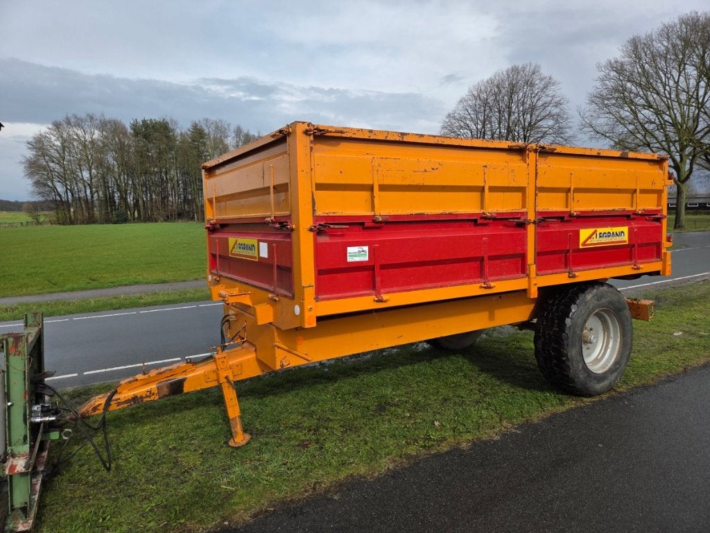 6 tons kipper, Record 3 zijdig, Peecon KW6000 kieper agromet, Ophalen, Transport