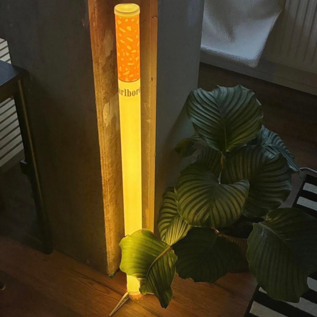 Marlboro vloerlamp, Ophalen of Verzenden, Nieuw, Kunststof, 100 tot 150 cm