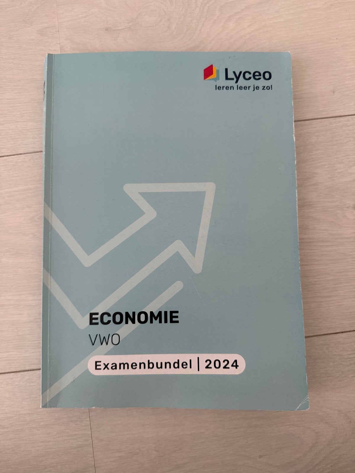 Examenbundel Economie VWO 2024 Lyceo, Boeken, Schoolboeken, Ophalen of Verzenden, Zo goed als nieuw