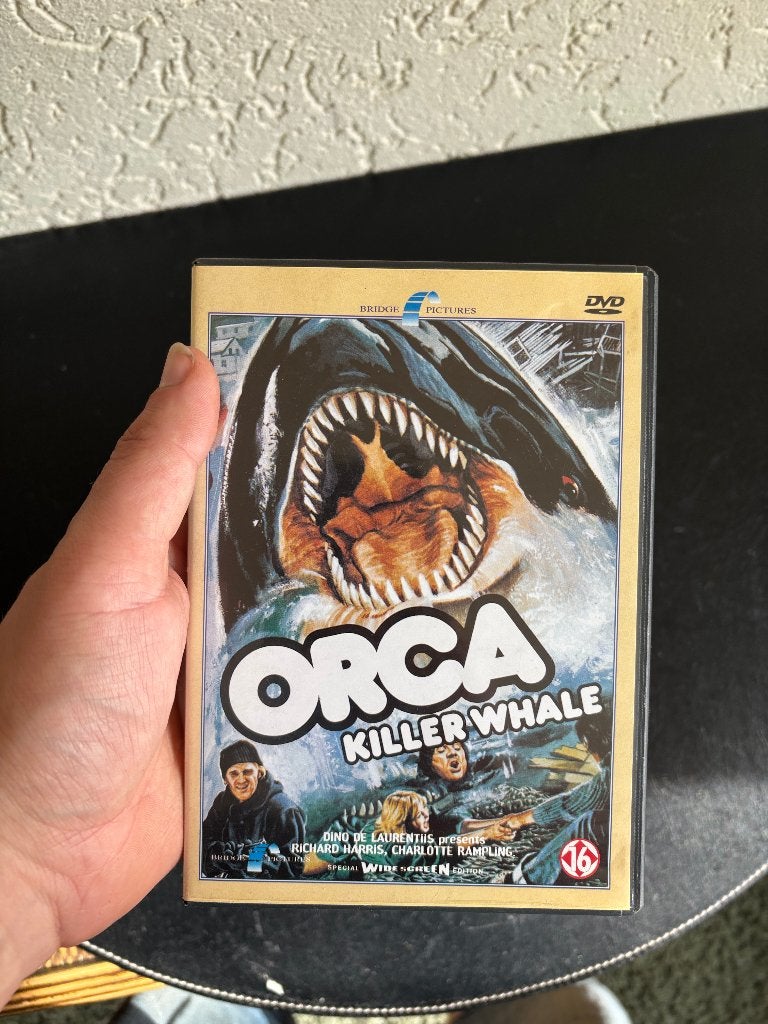 Orca, killer whale - DVD - Nederlands ondertiteld, Vanaf 16 jaar, Ophalen of Verzenden, Gebruikt, Overige genres