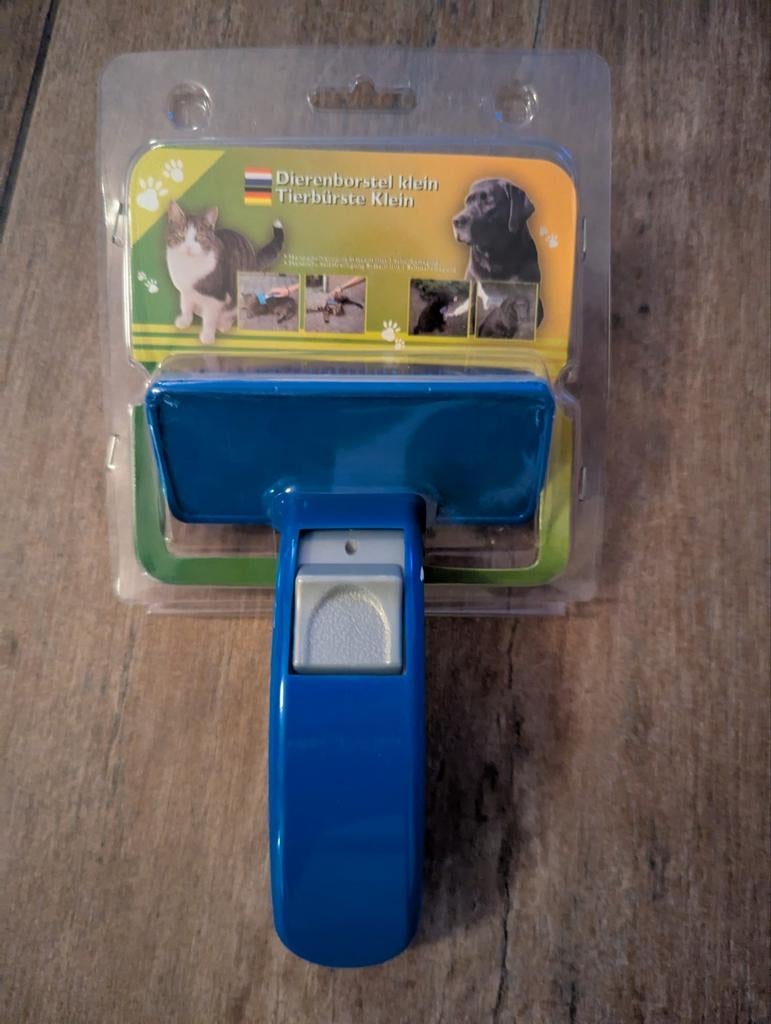honden & katten borstel met handig click & collect systeem, Dieren en Toebehoren, Ophalen, Nieuw