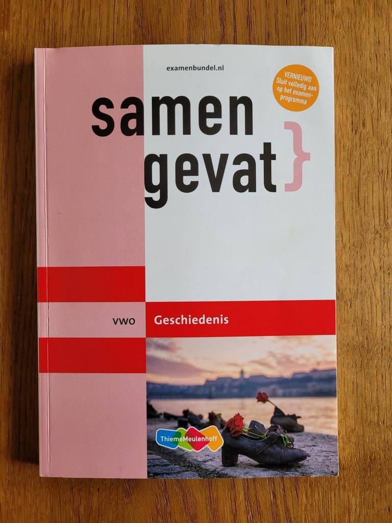 Examenbundel Geschiedenis VWO Samengevat, Boeken, Schoolboeken, Ophalen of Verzenden, VWO