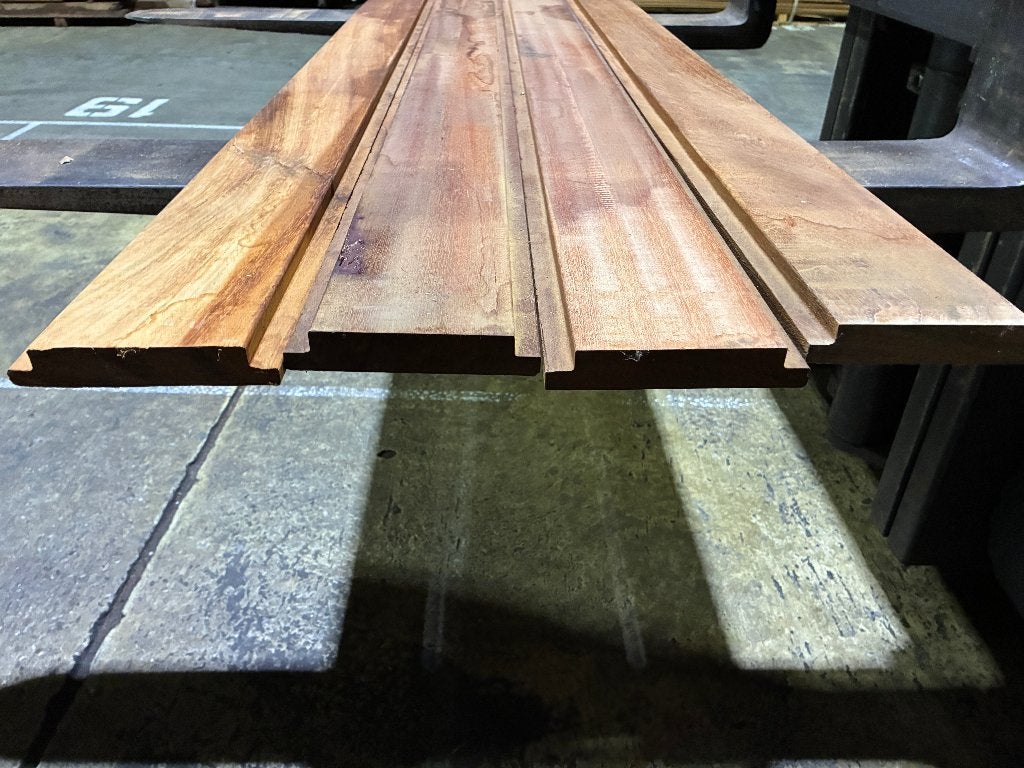 Hardhouten Planken afdekker 25x140mm € 2,68 m1, Ophalen, Planken, Nieuw, Hardhout