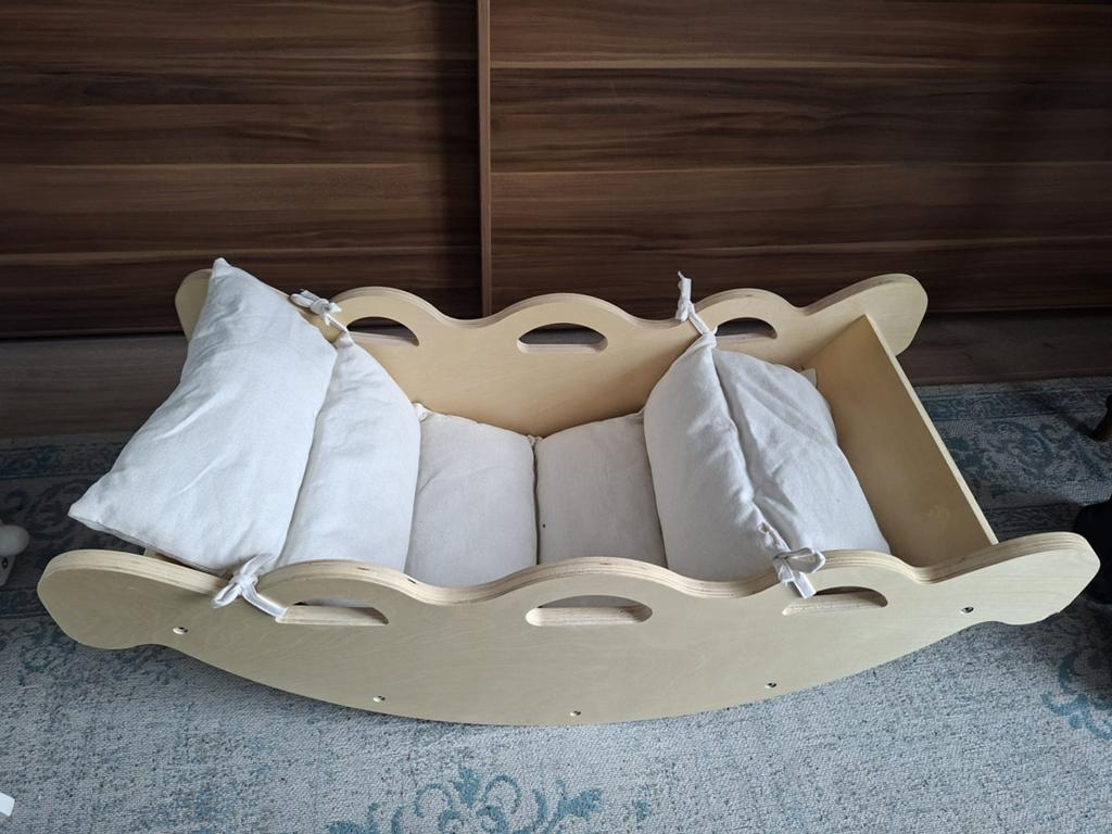 Schommel/brug met kussen, Kinderen en Baby's, Babywiegjes en Ledikanten, Ophalen, Overige typen