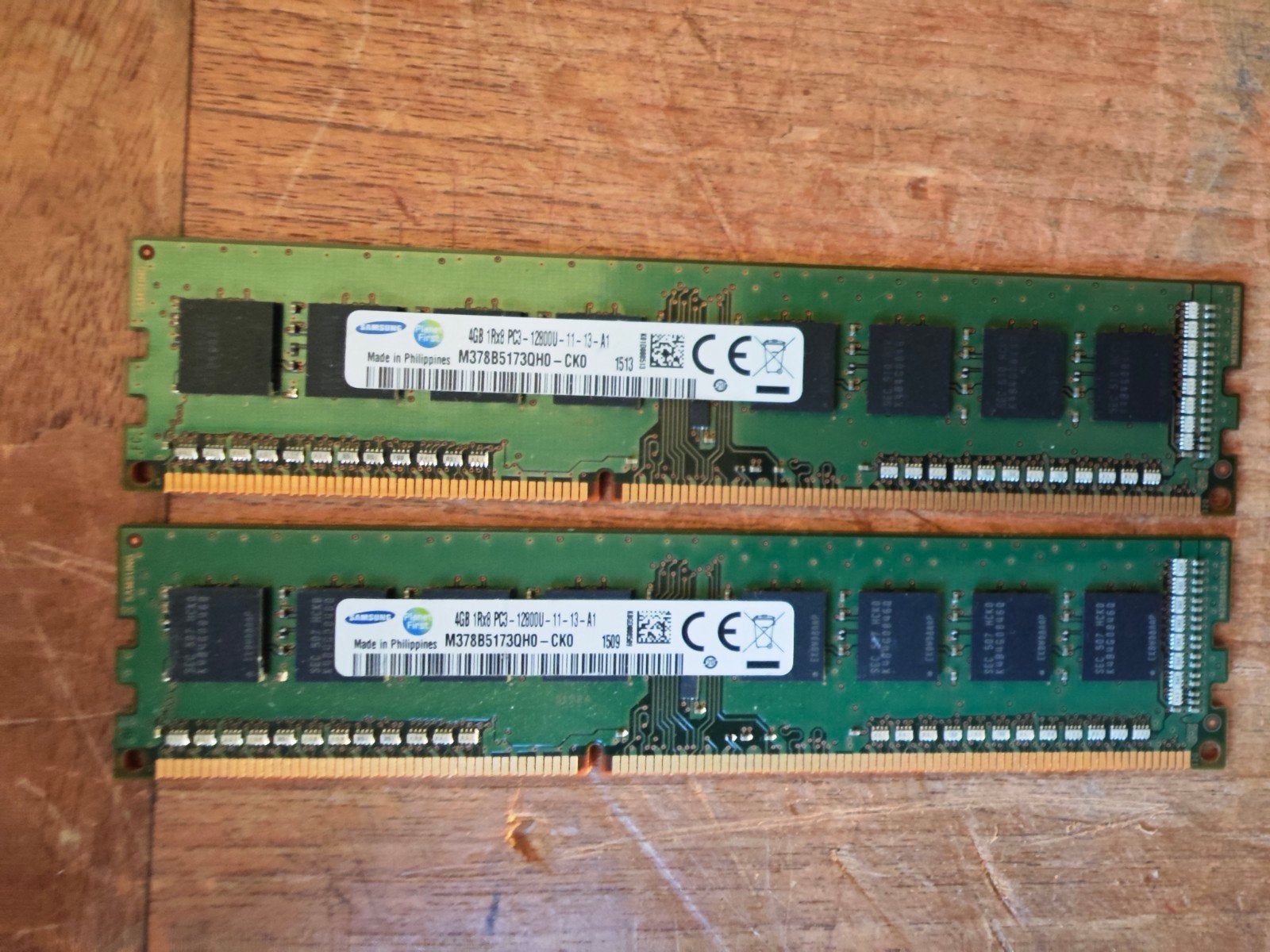 2x 4GB DDR3 Desktop RAM - Samsung Vele beschikbaar, Samsung, Gebruikt, Onbekend, DDR3
