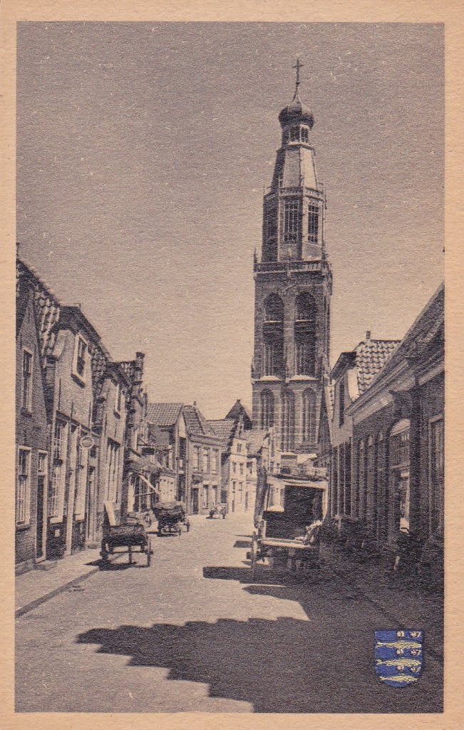 Enkhuizen.  Zuiderkerk Sint Pancras 1948, Verzenden, 1940 tot 1960, Gelopen, Noord-Holland
