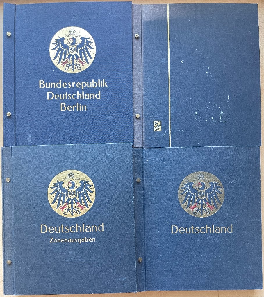 Duitsland  Berlijn en Amerikaanse Bezetings Zone 4x Davo, Ophalen of Verzenden, Buitenland
