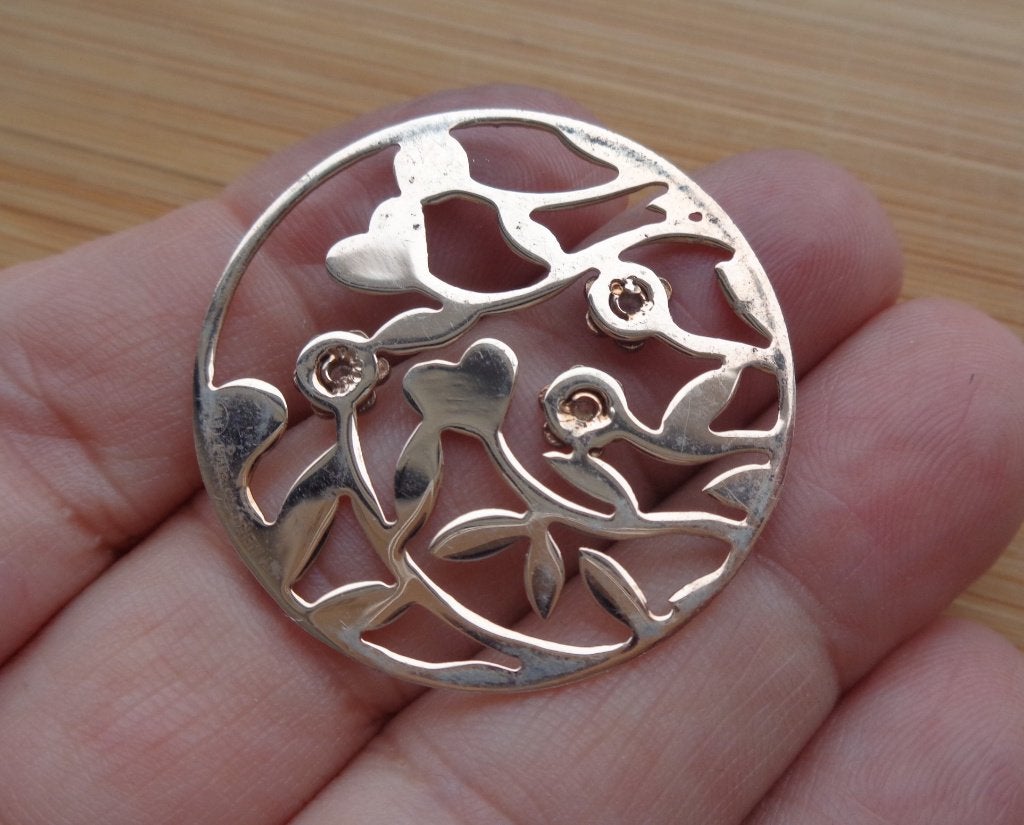 platte cover MY iMenso zilver verguld [749], Met hanger, Verzenden, Zo goed als nieuw, Goud