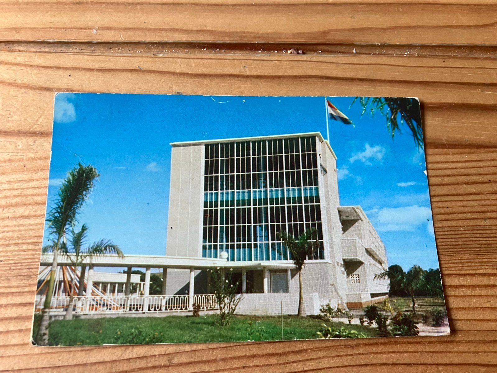 Ansichtkaart Curacao, peter stuyvesant school, Verzamelen, Ophalen of Verzenden, Buiten Europa