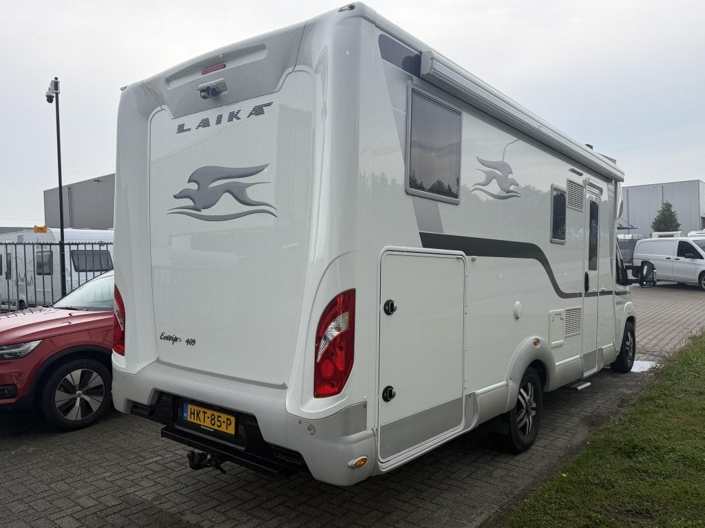Laika Ecovip 409 dubbele airco + enkele bedden, Caravans en Kamperen, Ringverwarming, Fiat, Bedrijf, ABS