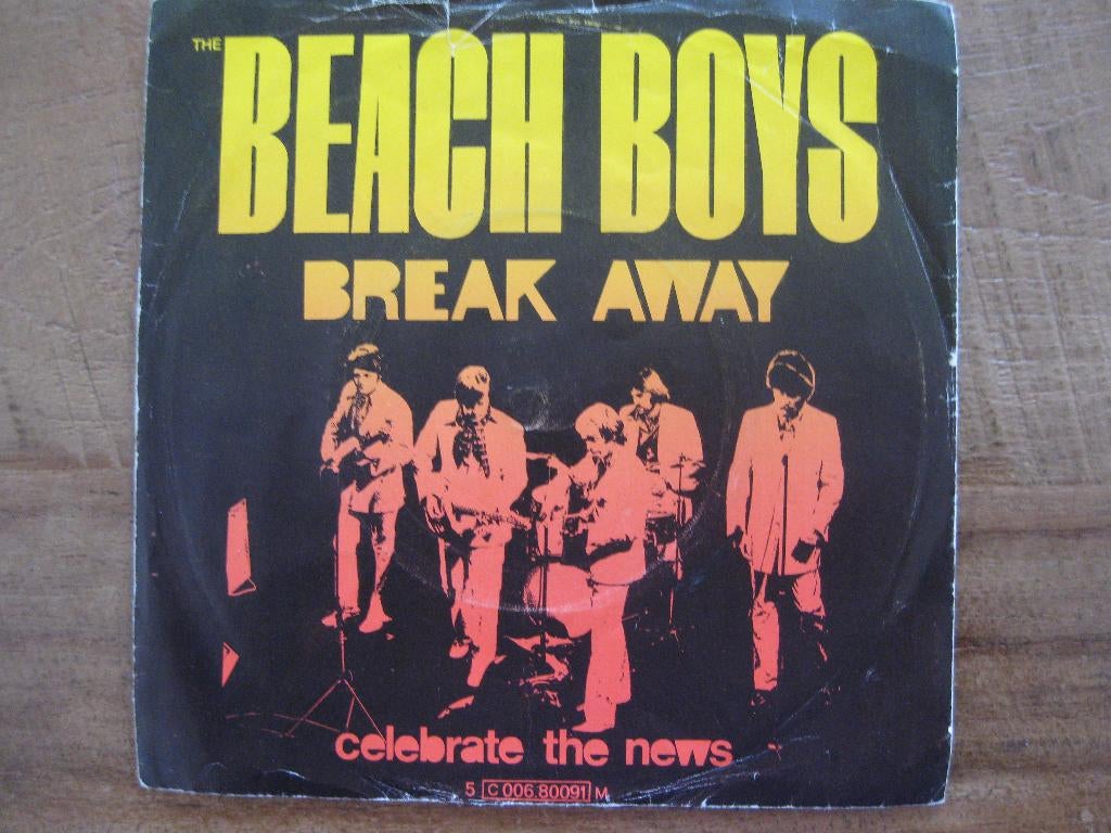 Vinyl single  The Beach Boys   "Break away", Ophalen of Verzenden, Gebruikt, Pop