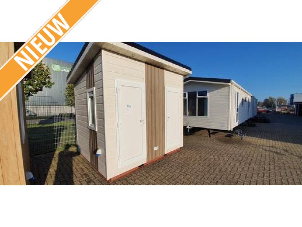 Chalet | Privé sanitair op maat |te koop, Caravans en Kamperen, Stacaravans